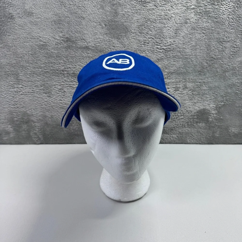 Otto AB Blue Cap Hat Adjustable Strapback Mens Embroidered AB10 One Size
